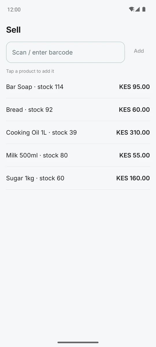 Point of sale