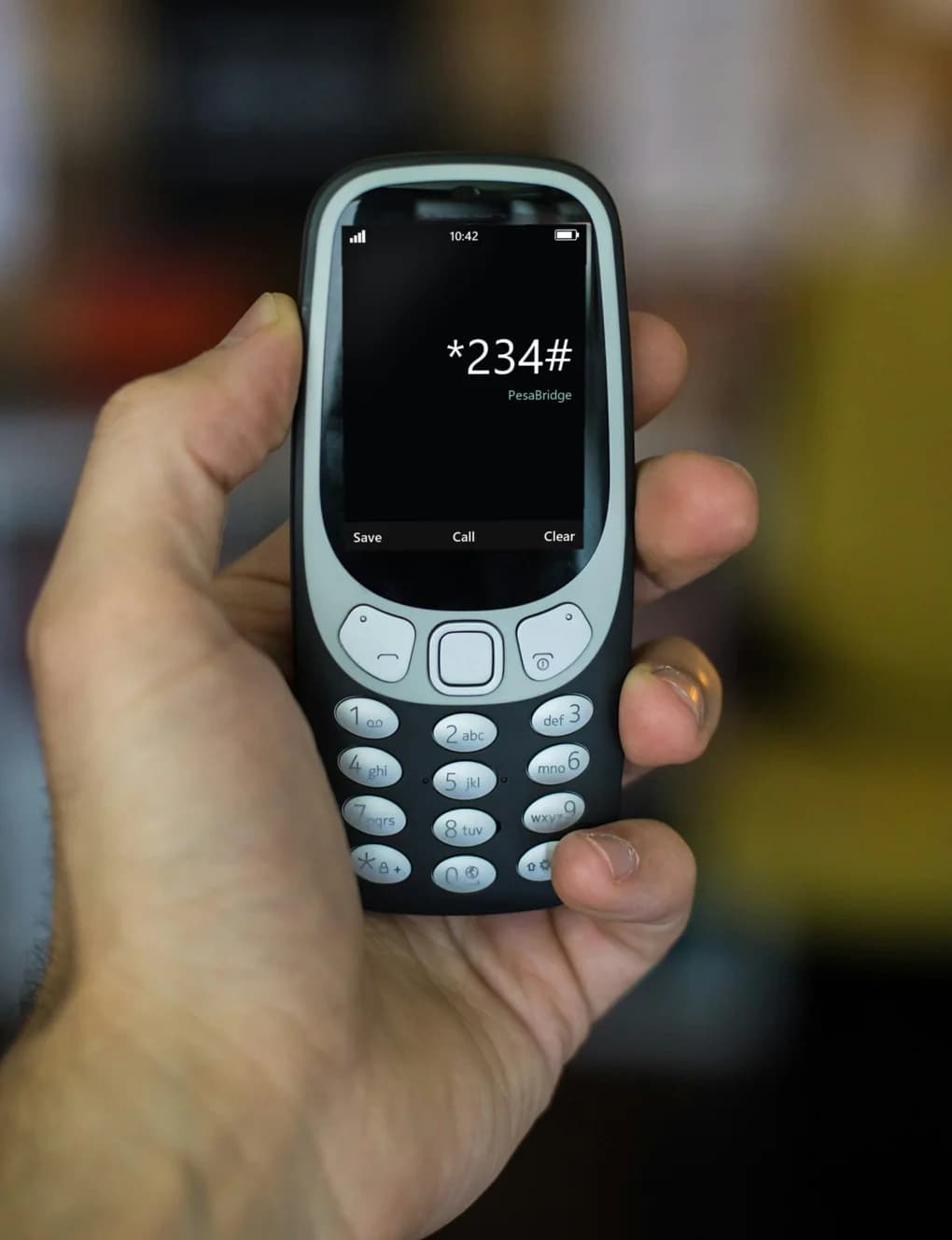 Feature phone dialling *234#